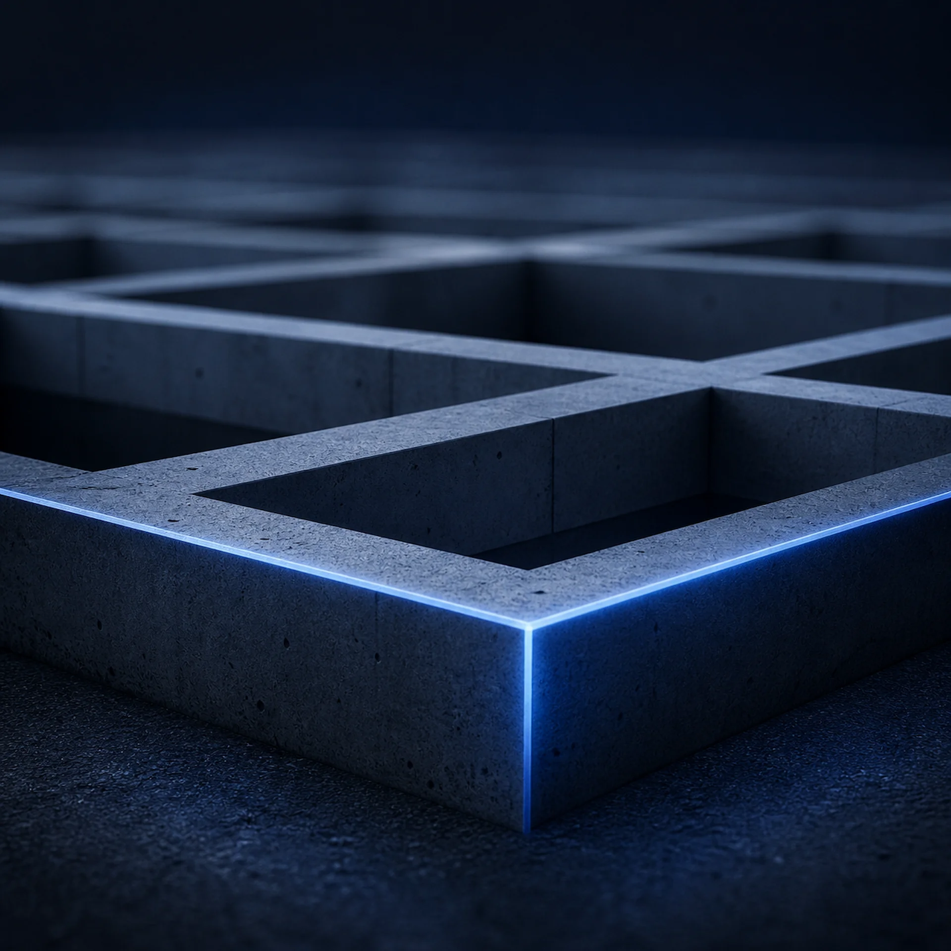 Layered data foundation underneath a structured operating system